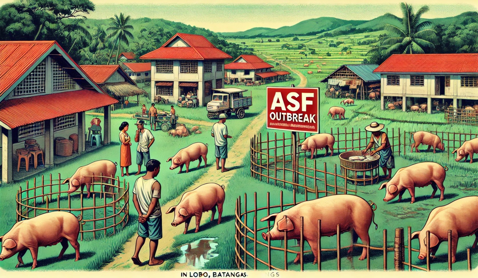 20 Barangay sa Lobo, Batangas Apektado ng ASF Outbreak, Suplay ng Baboy Nanganganib